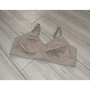 Playtex 4697 18 Hour Smoothing Minimizer Bra Wire Free TruSUPPORT 42DD Beige